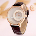 China men in stock wrist cheap quartz crystal ball leather small dial watch